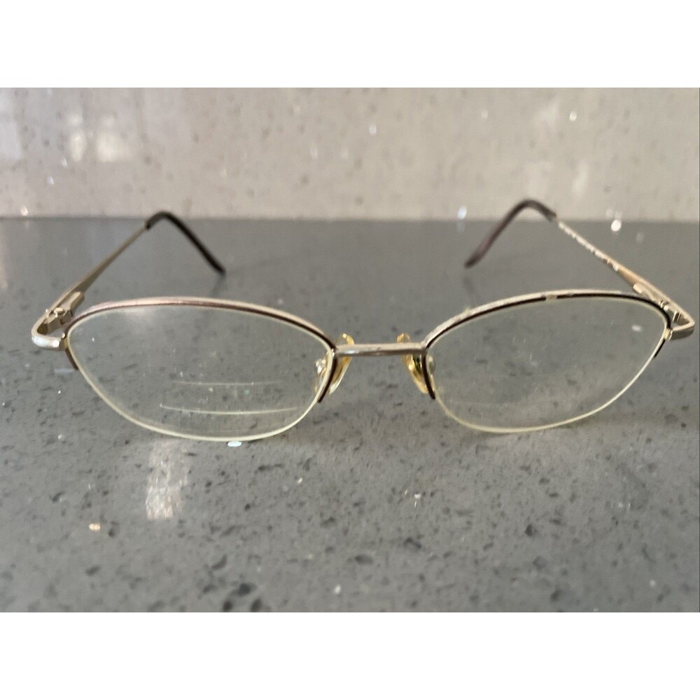 Tres Jolie by Marchon Eyeglasses Frames ONLY Chocolate Latte Oval 118 49-17-130